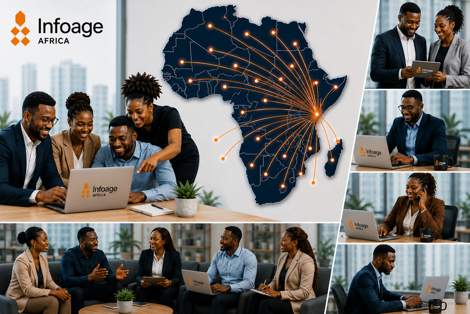 Infoage Africa team